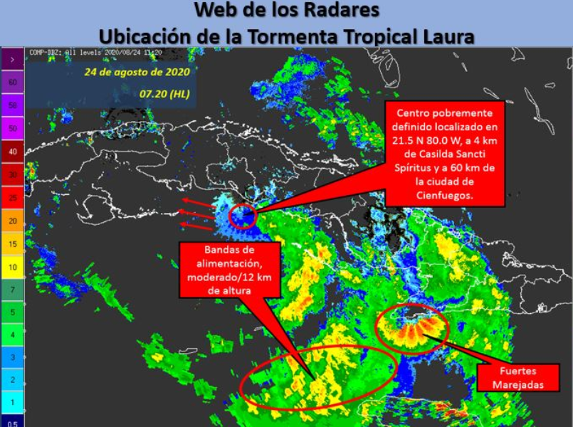Aviso de Ciclón Tropical número 18 en Cuba - Radio Reloj, emisora ...