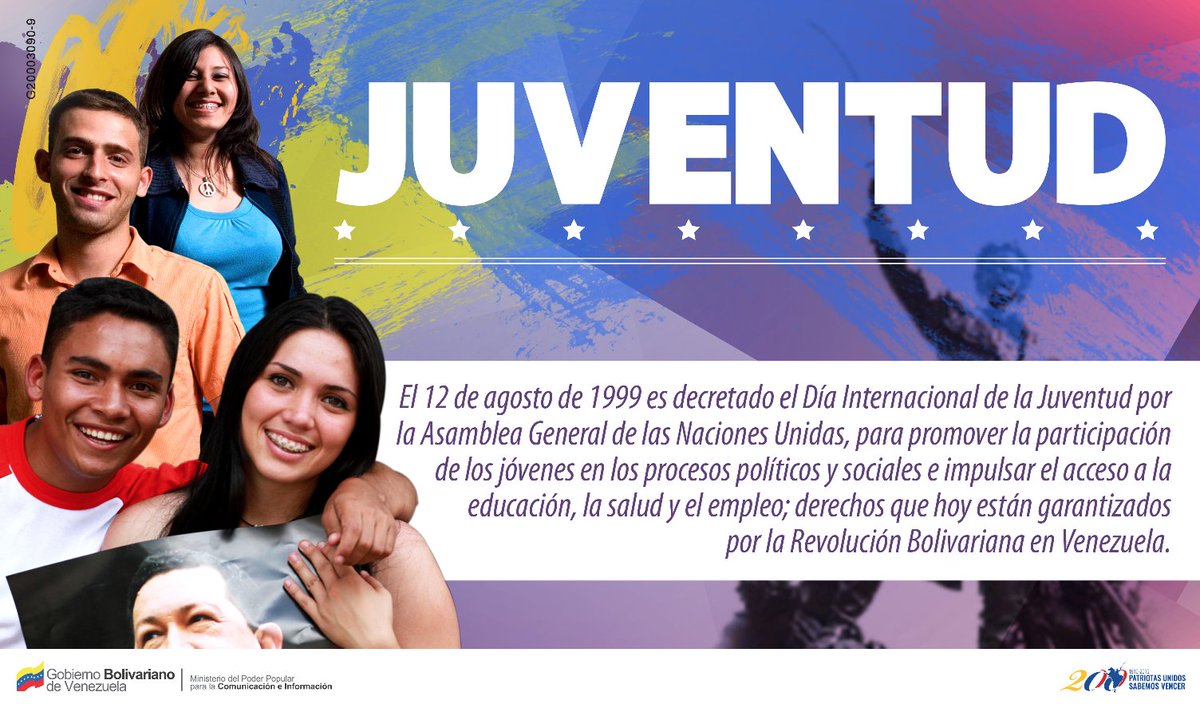 Celebra Presidente De Venezuela Día Internacional De La Juventud