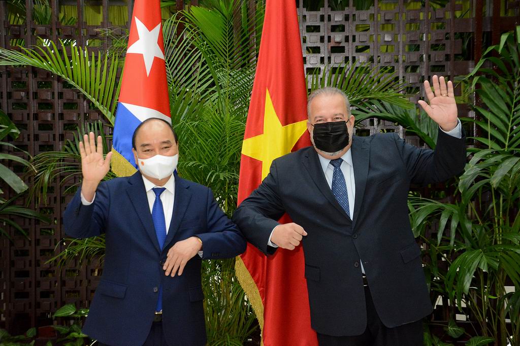 Sostiene Primer Ministro Manuel Marrero Cruz encuentro con el Presidente de Vietnam, Nguyen Xuan Phuc