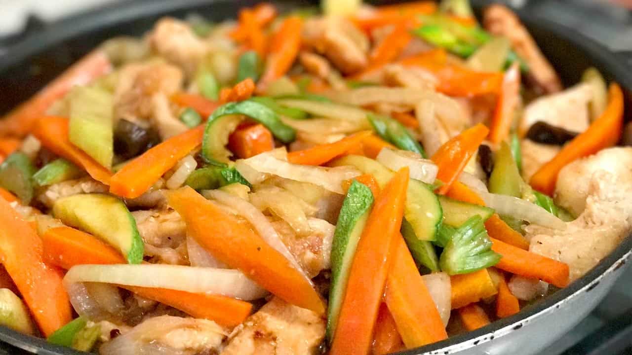 La cocina de Paquita Chop suey con vegetales Radio Reloj, emisora