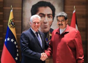 Presidente cubano califica de provechoso encuentro con Maduro