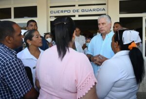 Presidente cubano lideró visita gubernamental al municipio del Mariel (+Post)