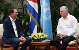 Presidente de Cuba recibe a director general de la ONUDI