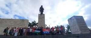 Visita Villa Clara, brigada de solidaridad con Cuba