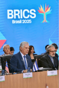 Cuban president calls for transformation of the international order at BRICS Summit in Rio de Janeiro