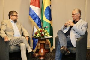 Díaz-Canel se reúne en Brasil con vicepresidente del Partido de los Trabajadores (+Post)