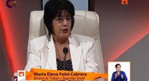 Aprueban renuncia del cargo a la ministra de TSS Marta Elena Feitó