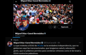 Condena Díaz-Canel sanciones del gobierno de Estados Unidos