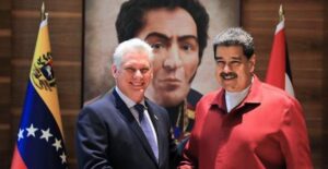 Felicita Díaz-Canel al presidente de Venezuela