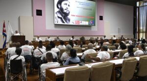 Asiste Díaz-Canel a encuentro de personas con discapacidad Asiste Díaz-Canel a encuentro de personas con discapacidad