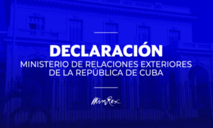 Cuba llama a detener la nueva agresión de Estados Unidos e Israel contra Irán y evitar una escalada en Oriente Medio