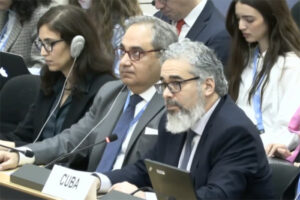 Denuncia embajador cubano ante ONU agresión contra Irán