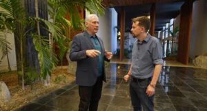 Dialoga Díaz-Canel con ex-presidente de España (+Post) Dialoga Díaz-Canel con ex-presidente de España (+Post)