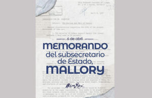 Destaca cancillería de Cuba carácter criminal del memorándum Mallory