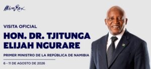 Visitará Cuba el primer ministro de Namibia Visitará Cuba el primer ministro de Namibia