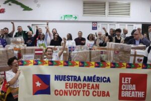 Parte desde Italia hacia Cuba un nuevo cargamento de ayuda solidaria Parte desde Italia hacia Cuba un nuevo cargamento de ayuda solidaria