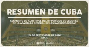 Cuba denuncia en la ONU la 