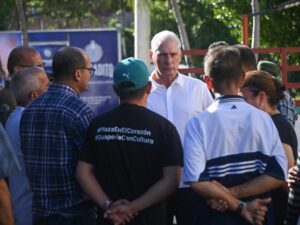 Chequea Díaz-Canel sistema de abasto de agua en Ariguanabo Chequea Díaz-Canel sistema de abasto de agua en Ariguanabo